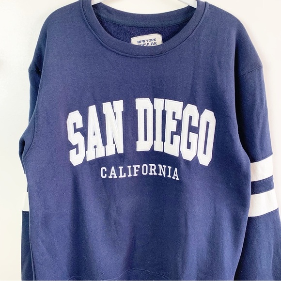 Navy blue San Diego sweatshirt size medium - Picture 2 of 6
